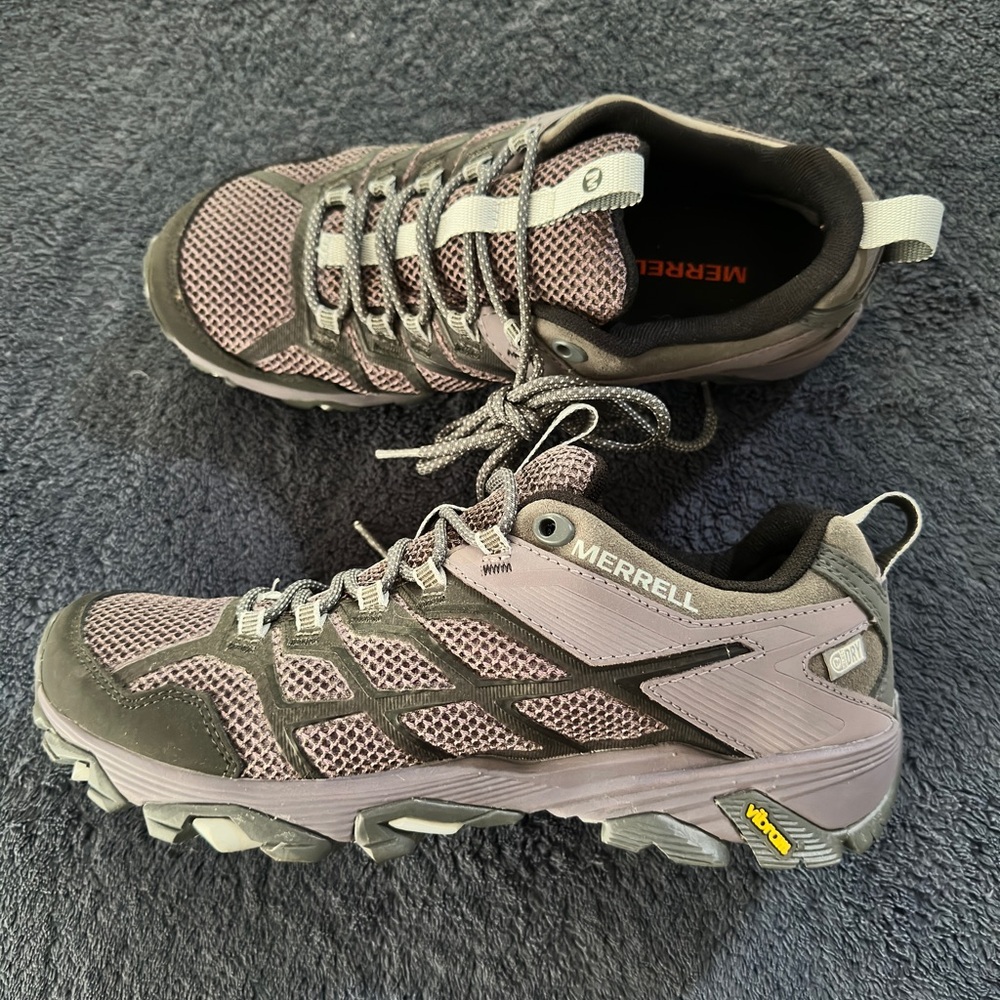 Merrell Moab FST 2 Waterproof hiking shoes.